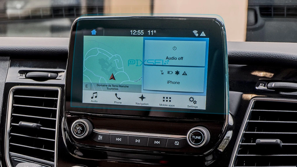 Ochronne szkło Pixsel na monitor FORD TOURNEO / TRANSIT CUSTOM - 10.2“ 2018 - 2022