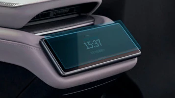 Ochronne szkło Pixsel na panel klimatyzacji tylnej NIO EC6 - 7.1“ 2023 -