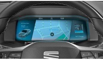 Защитное стекло Pixsel на приборную панель SEAT LEON - 9.9“ 2021 - 2024