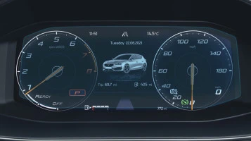 Ochronne szkło Pixsel na deskę rozdzielczą CUPRA LEON - 9.9“ 2020 - 2024