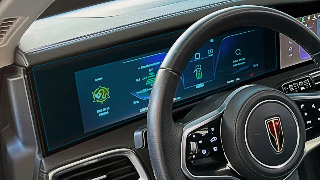 Ochronne szkło Pixsel na deskę rozdzielczą HONGQI E-HS9 - 19.7“ 2020 -