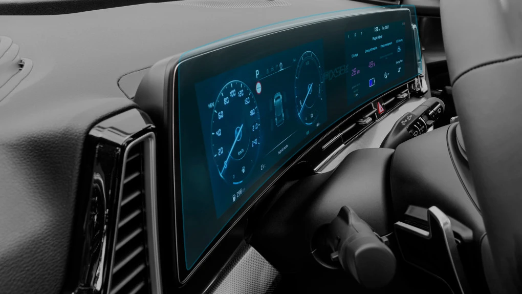 Захисне скло Pixsel на панель приладів KIA SPORTAGE - 31.4“ 2022 - 2024