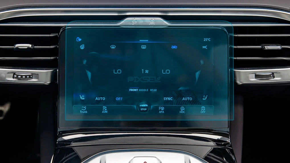 Ochronne szkło Pixsel na panel klimatyzacji HONGQI E-HS9 - 10.8“ 2020 -