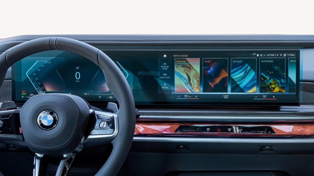 Ochronne szkło Pixsel na deskę rozdzielczą BMW I7 - 30.1“ 2022 - (G70)