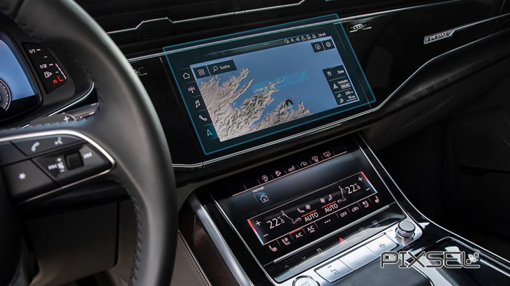 Защитное стекло Pixsel на монитор AUDI Q7 / SQ7 / RSQ7 - 11.3“ 2019 - 2024
