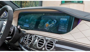 Ochronne szkło Pixsel na deskę rozdzielczą MERCEDES BENZ S-CLASS - 28.5“ 2020 -