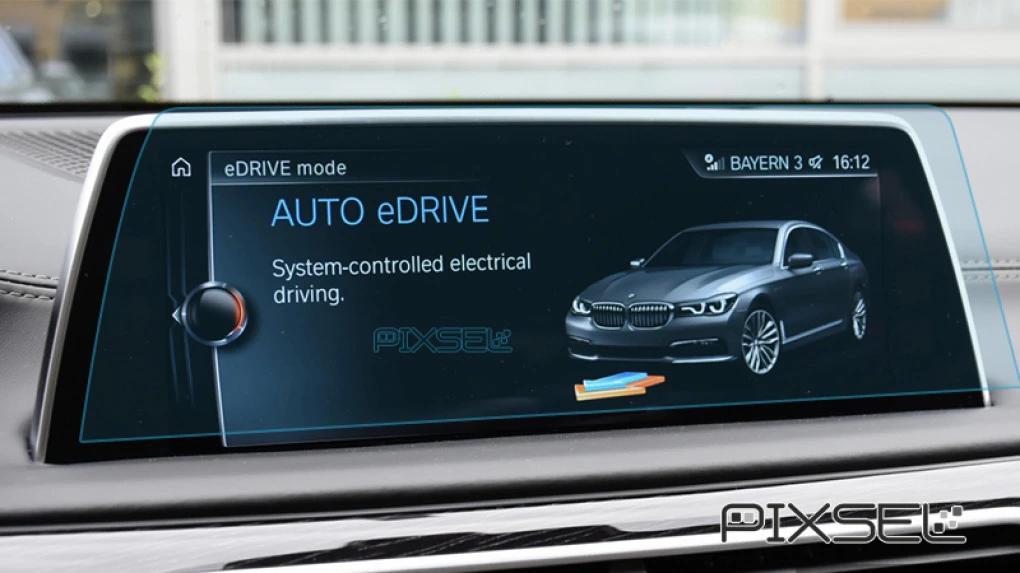 Защитное стекло Pixsel на монитор BMW 7 - 13.1“ 2015 - 2018 (G11, G12)