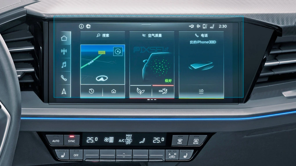 Защитное стекло Pixsel на монитор AUDI Q4 E-TRON - 12.4“ 2021 -