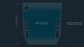 Protective glass Pixsel for monitor SUBARU OUTBACK - 14.4“ 2020 -