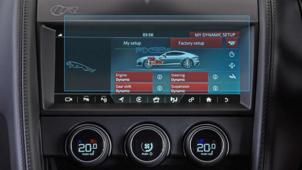 Ochronne szkło Pixsel na monitor JAGUAR F-TYPE - 9.8“ 2020 - 2024