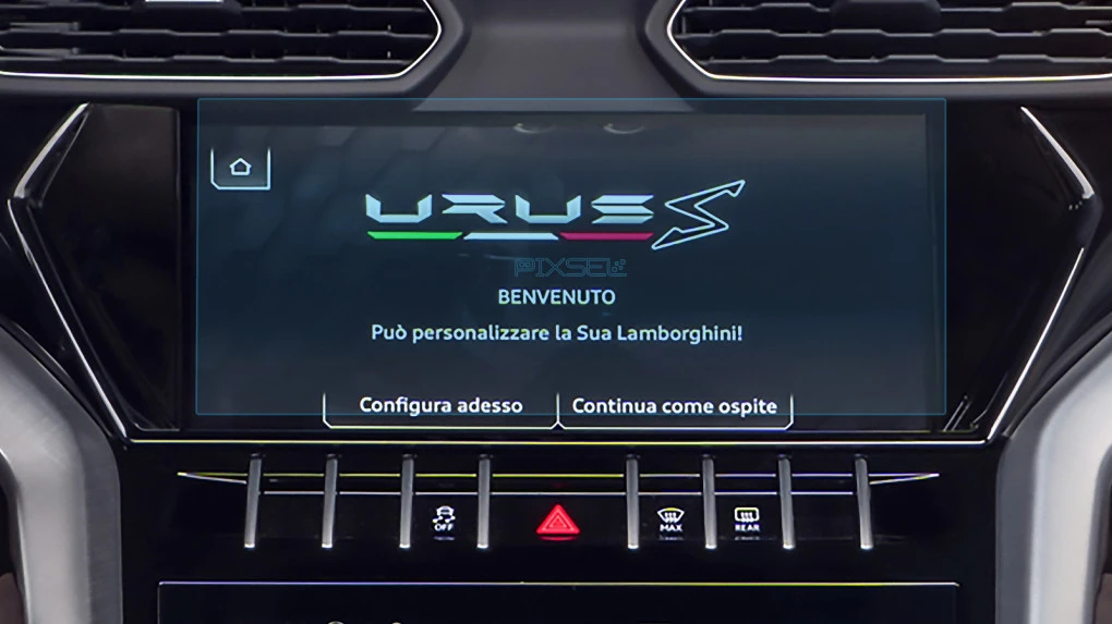 Защитное стекло Pixsel на монитор LAMBORGHINI URUS - 10.2“ 2018 - 2023