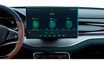 Защитное стекло Pixsel на монитор BYD Tang EV - 16.2“ 2022 -