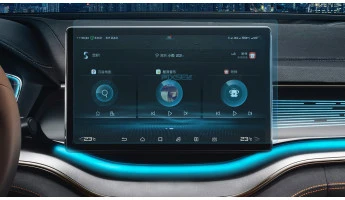 Защитное стекло Pixsel на монитор BYD SONG PLUS - 13.7“ 2022 -