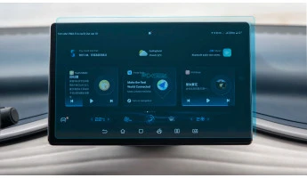 Защитное стекло Pixsel на монитор BYD YUAN PLUS - 13.7“ 2022 -