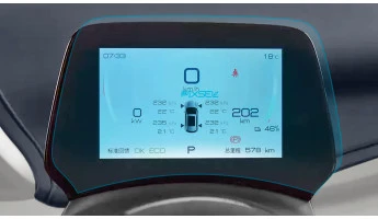 Защитное стекло Pixsel на приборную панель BYD YUAN PLUS - 7.8“ 2022 -