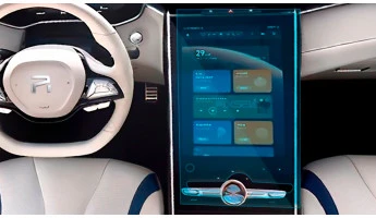 Защитное стекло Pixsel на монитор ROEWE Marvel R - 19.6“ 2021 -