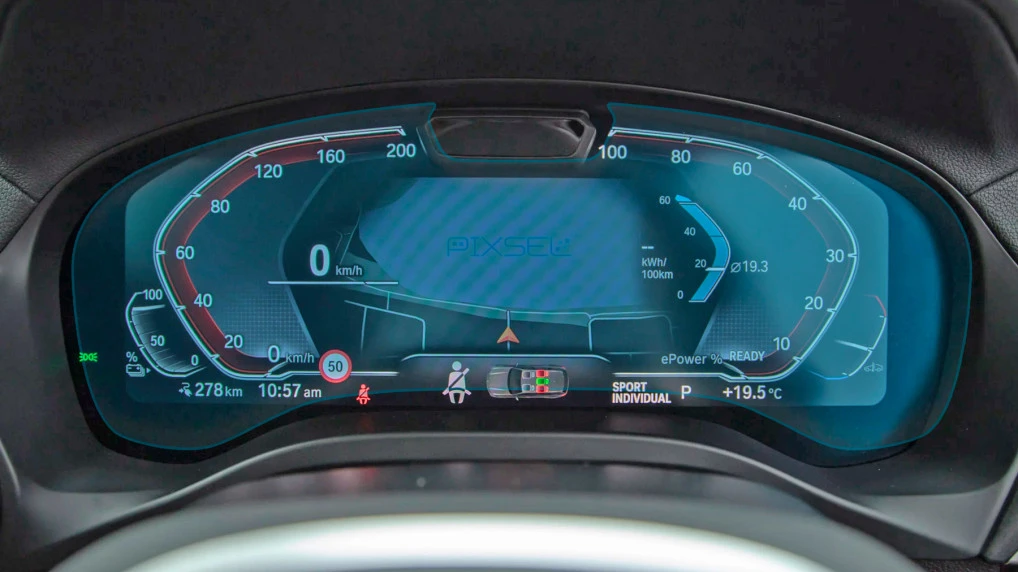 Ochronne szkło Pixsel na  deskę rozdzielczą z kamerą BMW X4 - 14.3“ 2022 - (G02)