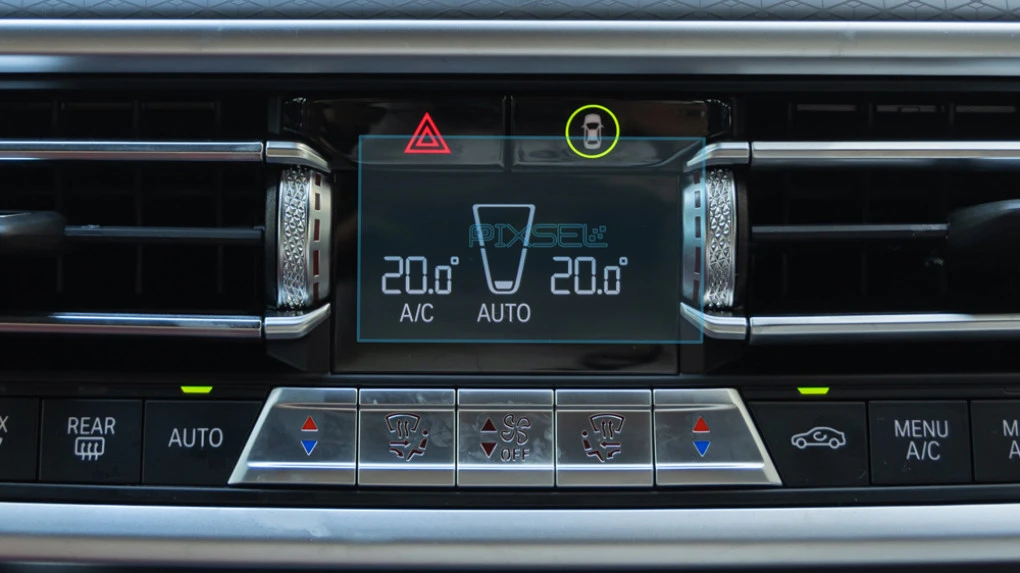 Ochronne szkło Pixsel na panel klimatyzacji BMW X4 - 2.9“ 2022 - (G02)