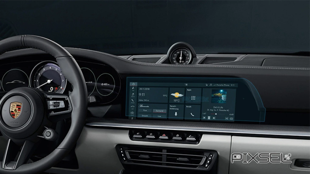 Захисне скло Pixsel на монітор PORSCHE 911 - 13.5“ 2019 - 2024