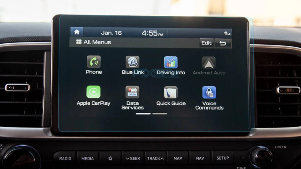 Защитное стекло Pixsel на монитор HYUNDAI VENUE - 9.6“ 2020 - 2022