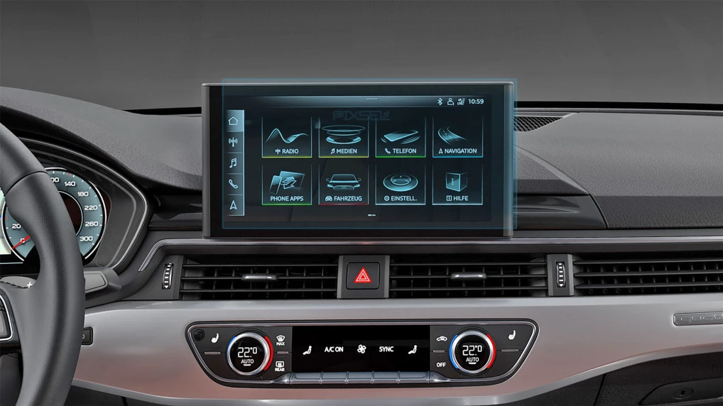 Ochronne szkło Pixsel na monitor AUDI A4 / S4 / RS4 - 11.3“ 2021 -