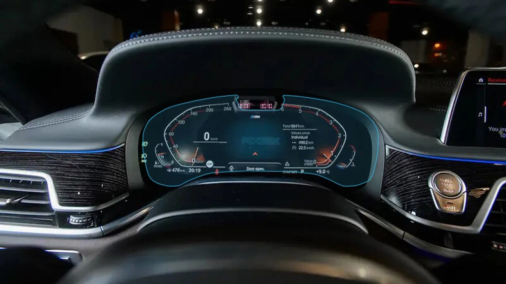 Ochronne szkło Pixsel na  deskę rozdzielczą z kamerą BMW 6 / M6 - 14.2“ 2017 - 2020 (G32)