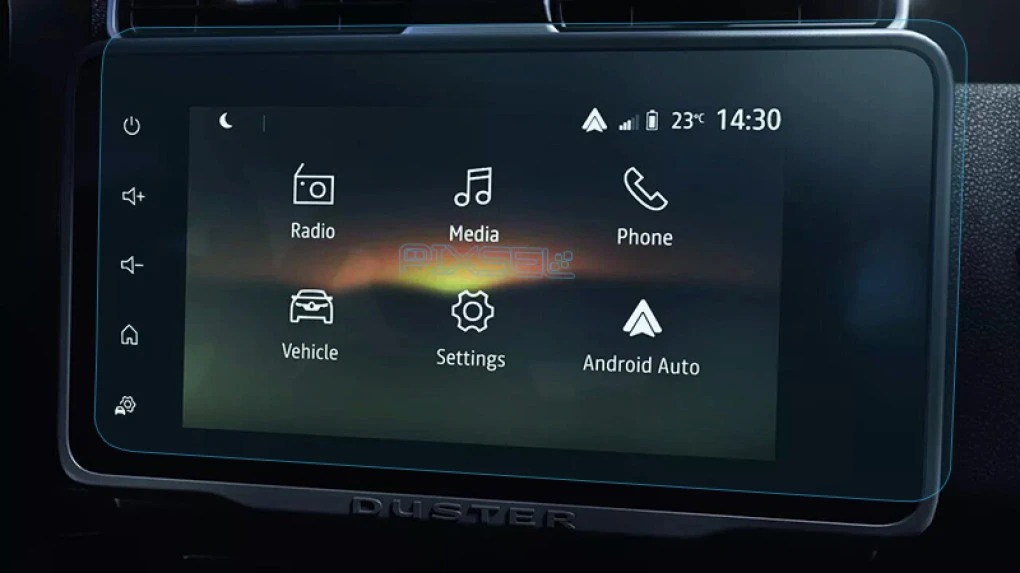 Защитное стекло Pixsel на монитор RENAULT DUSTER - 11.2“ 2021 - 2024