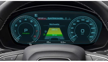 Защитное стекло Pixsel на приборную панель AUDI Q5 / SQ5 - 12“ 2021 - 2024