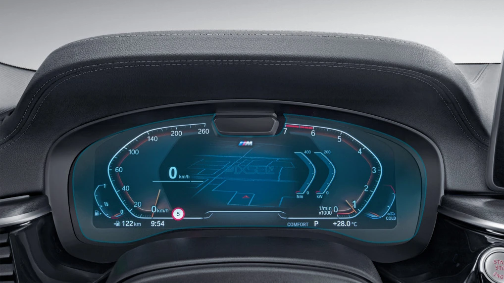 Защитное стекло Pixsel для панели приборов с камерой BMW 5 / M5 - 14.3“ 2020 - 2023 (G30, G31, G38, F90)