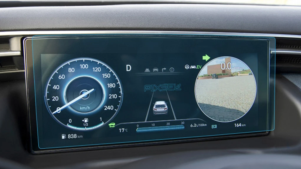 Ochronne szkło Pixsel na deskę rozdzielczą HYUNDAI TUCSON - 11.5“ 2020 - 2023