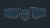 Ochronne szkło Pixsel na deskę rozdzielczą PORSCHE CAYENNE - 17.4“ 2018 - 2022