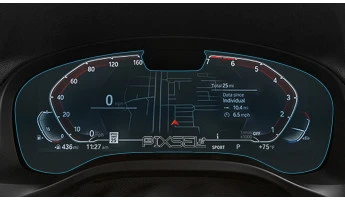 Ochronne szkło Pixsel na  deskę rozdzielczą z kamerą BMW X3 - 14.3“ 2018 - 2021 (G01)