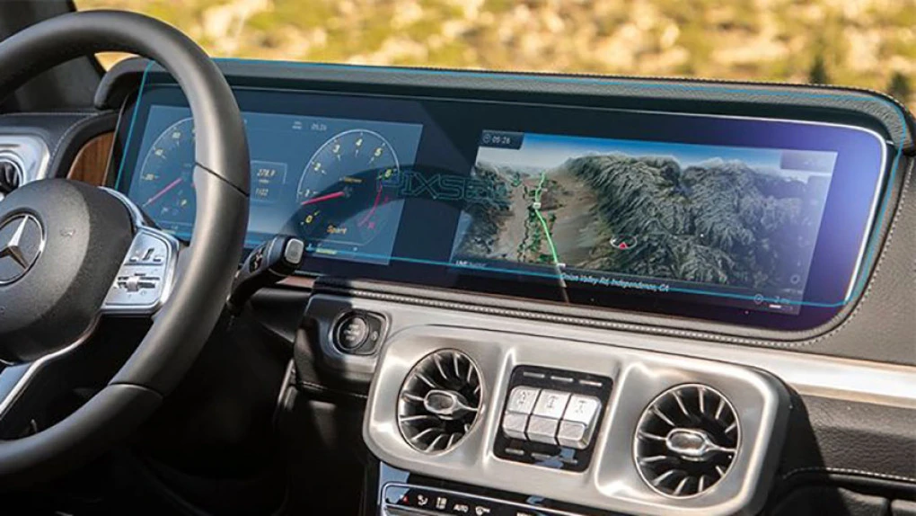 Захисне скло Pixsel на панель приладів MERCEDES BENZ G-CLASS - 28.5“ 2019 - 2024