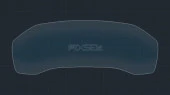 Ochronne szkło Pixsel na deskę rozdzielczą BMW 8 / M8 - 14“ 2018 - (G14, G15, G16 / F91, F92, F93)