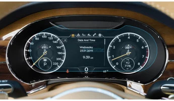 Защитное стекло Pixsel на приборную панель BENTLEY CONTINENTAL GT - 12“ 2018 - 2024