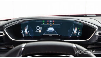 Ochronne szkło Pixsel na deskę rozdzielczą PEUGEOT 508 - 11.7“ 2018 -