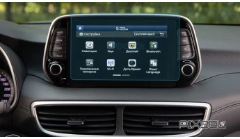 Защитное стекло Pixsel на монитор HYUNDAI TUCSON - 9.5“ 2019 - 2020