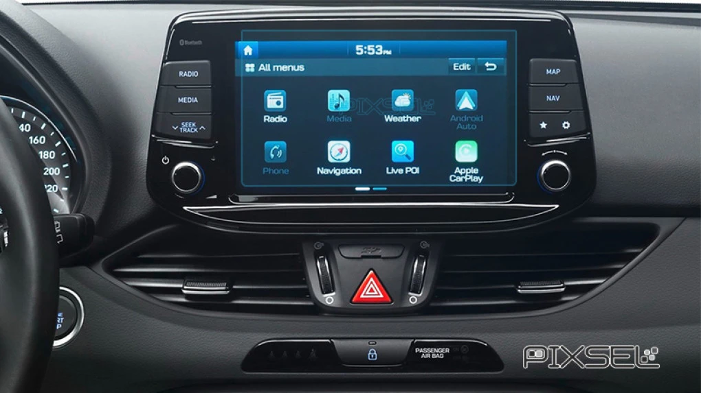 Protective glass Pixsel for monitor HYUNDAI i30 - 7.9“ 2017 - 2019