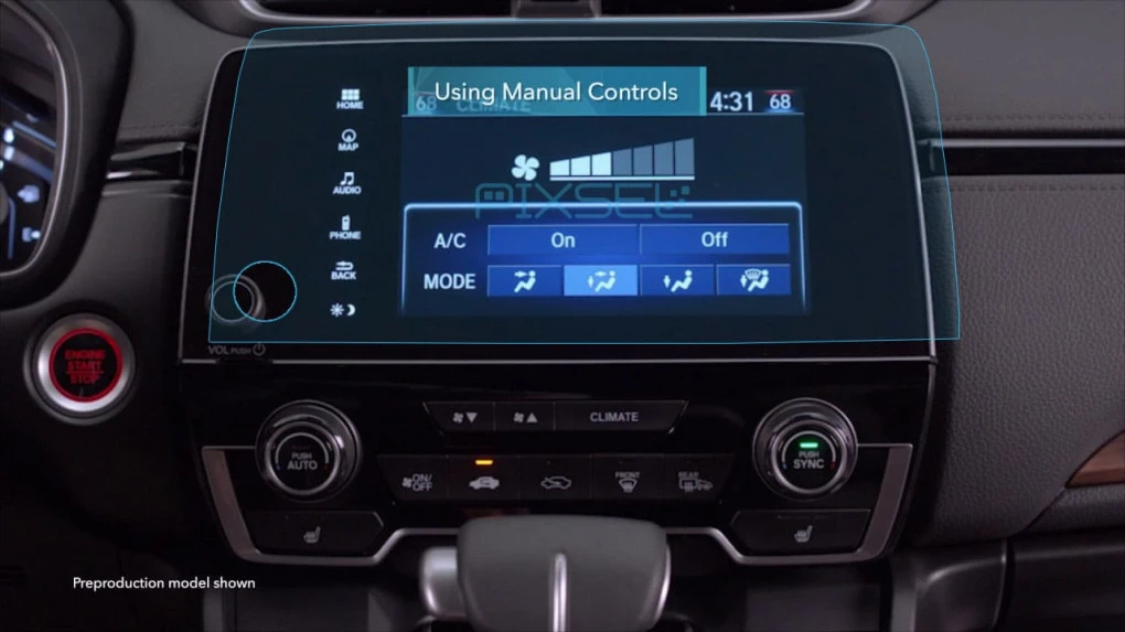 Ochronne szkło Pixsel na monitor HONDA CR-V - 11.8“ 2017 - 2021