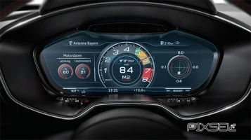 Ochronne szkło Pixsel na deskę rozdzielczą AUDI TT - 11.8“ 2018 -