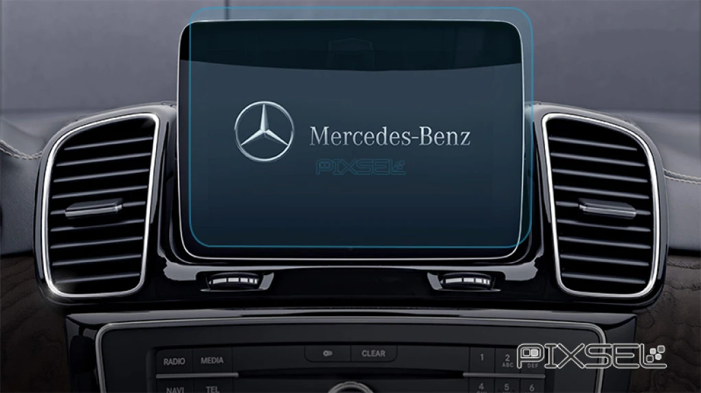 Защитное стекло Pixsel на монитор MERCEDES BENZ GLS-CLASS - 9.8“ 2015 - 2018