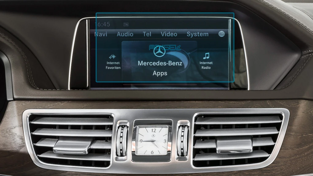 Ochronne szkło Pixsel na monitor MERCEDES BENZ E-CLASS - 6.8“ 2013 - 2016