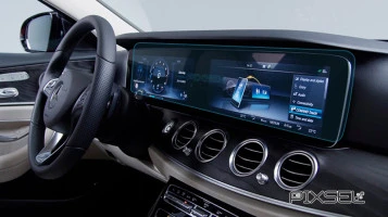 Protective glass Pixsel for dashboard MERCEDES BENZ E-CLASS - 28.5“ 2019 - 2023