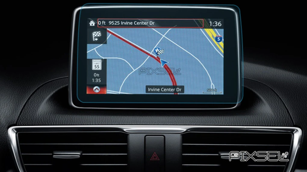 Защитное стекло Pixsel на монитор MAZDA 3 - 8.4“ 2013 - 2015