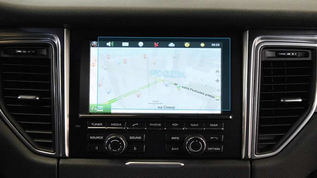 Защитное стекло Pixsel на монитор PORSCHE MACAN - 7“ 2014 - 2016