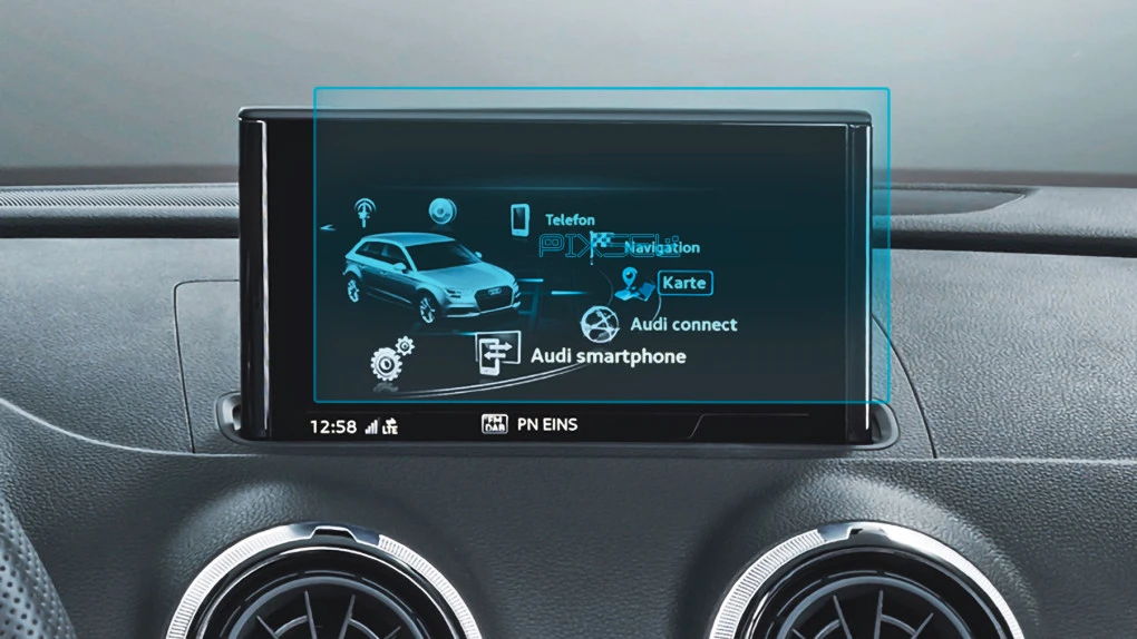 Защитное стекло Pixsel на монитор AUDI A3 / S3 / RS3 - 7.8“ 2016 - 2019