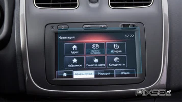 Защитное стекло Pixsel на монитор RENAULT LOGAN - 6.9“ 2014 - 2016