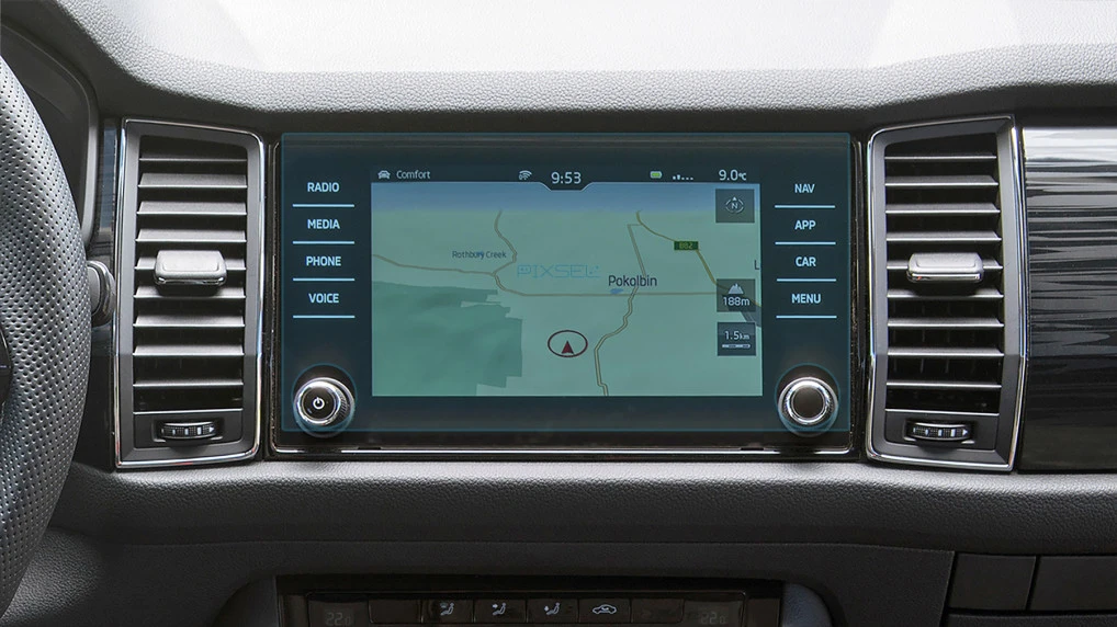 Ochronne szkło Pixsel na monitor SKODA KODIAQ - 11.2“ 2017 - 2024