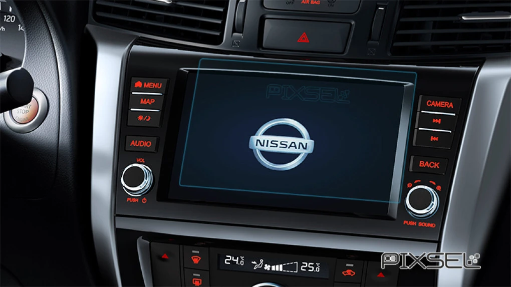 Защитное стекло Pixsel на монитор NISSAN NAVARA - 6.8“ 2014 -