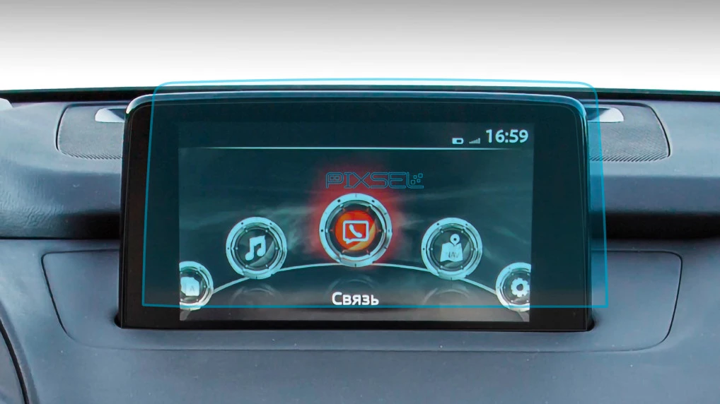 Защитное стекло Pixsel на монитор MAZDA CX-9 - 10“ 2016 - 2019